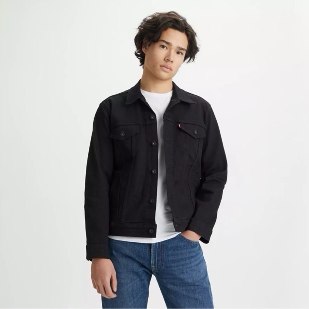 Levi's Black Denim Trucker Jacket